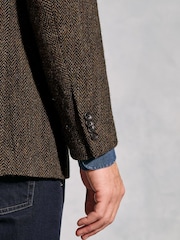 Veste à chevrons en tweed Brook Taverner Harris - Image 8 de 9