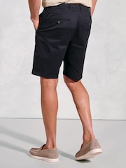 Brook Taverner Blue Stretch Chino Shorts - Image 2 of 3