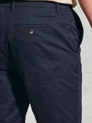 Brook Taverner Blue Stretch Chino Shorts - Image 3 of 3