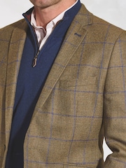 Brook Taverner Green Wool Check Jacket - Image 3 of 5
