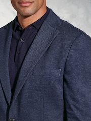 Chaqueta de punto fino con diseño de pata de gallo de Brook Taverner - Imagen 3 de 5