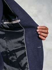 Chaqueta de punto fino con diseño de pata de gallo de Brook Taverner - Imagen 5 de 5
