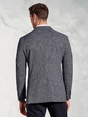 Brook Taverner Blue Textured Jacket - Image 3 of 5