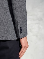 Brook Taverner Blue Textured Jacket - Image 4 of 5