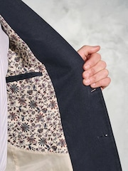 Brook Taverner Blue Garment Washed Jacket - Image 8 of 8