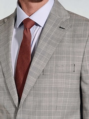 Brook Taverner Brown Wool POW Check Suit Jacket - Image 3 of 6