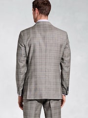 Brook Taverner Brown Wool POW Check Suit Jacket - Image 4 of 6