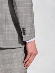 Brook Taverner Brown Wool POW Check Suit Jacket - Image 5 of 6