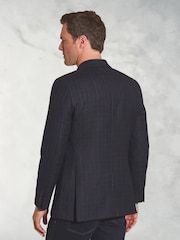 Brook Taverner Blue Pure New Wool Check Jacket - Image 3 of 5