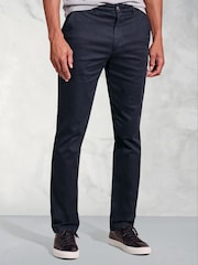 Brook Taverner Sateen Cotton Stretch Trousers - Imagen 1 de 4