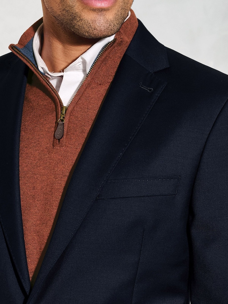 Brook Taverner Blue Pure New Wool Blazer - Image 2 of 5