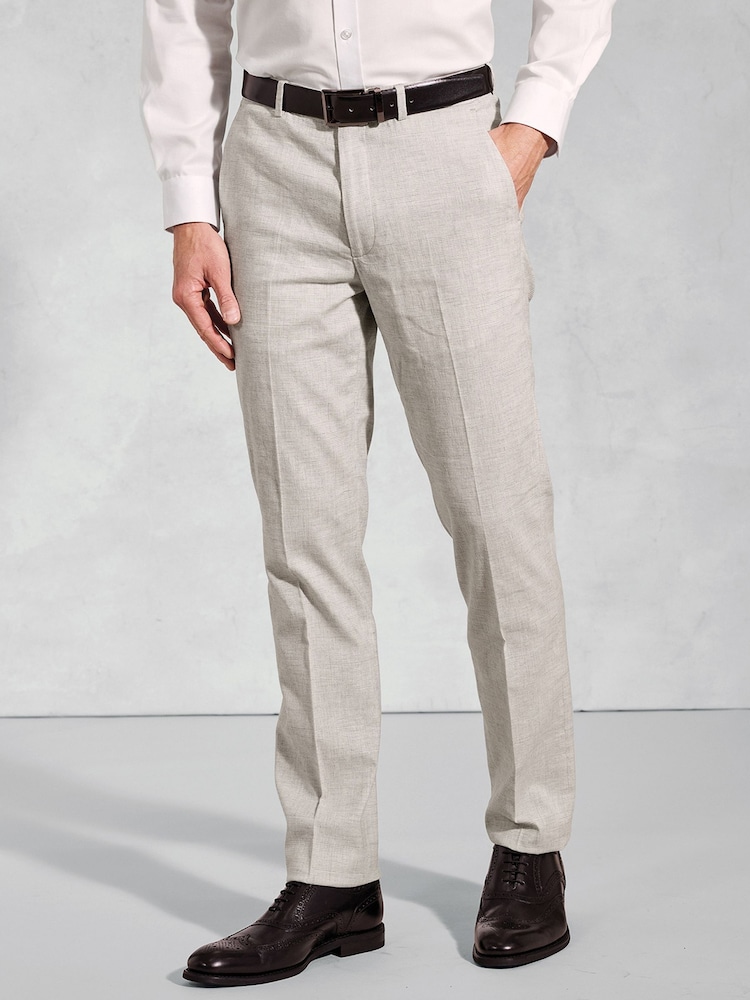 Brook Taverner Grey POW Check Occasion Suit Trousers - Image 1 of 2
