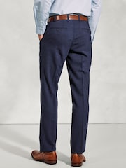 Brook Taverner Linen Blend Mixer Suit Trousers - Imagen 2 de 2