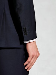 Brook Taverner Blue Wool Suit Jacket - Image 4 of 5