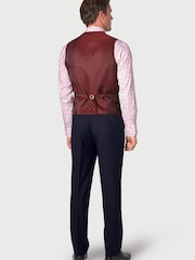 Brook Taverner Blue Wool Blend Suit Waistcoat - Image 2 of 2