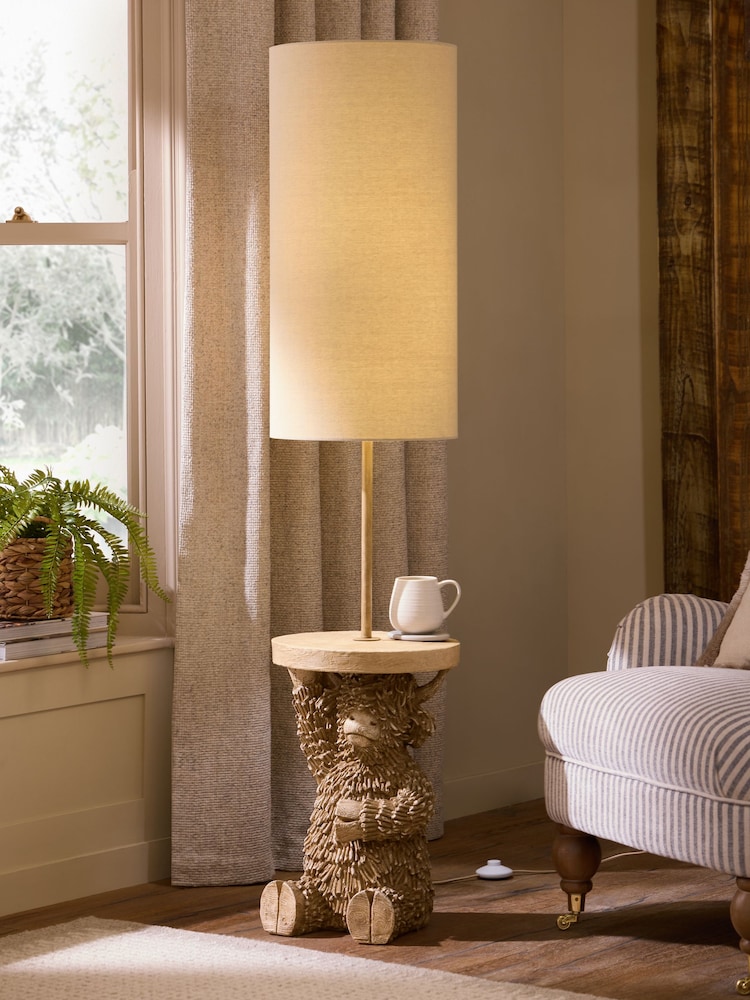 Natural Hamish Floor Lamp - Image 1 of 4 Natural Hamish Floor Lamp - Image 1 of 4