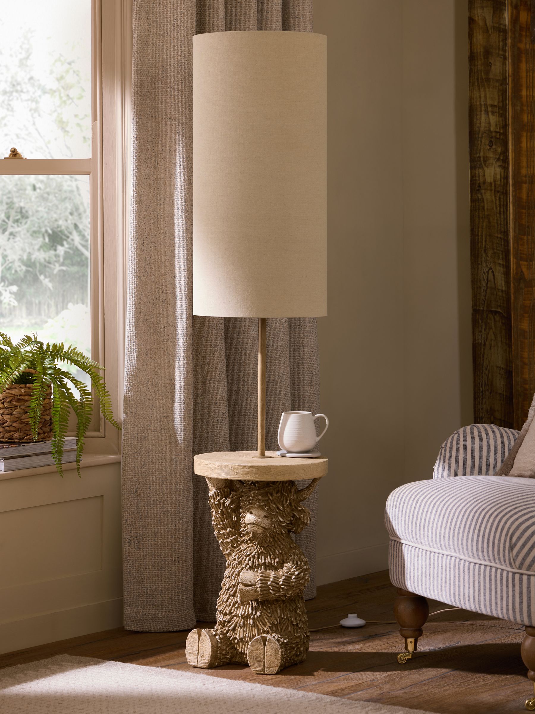 Buy Natural Hamish Floor Lamp from the Next UK online shop