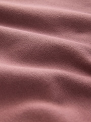 Pink Quarter Zip Cotton Rich Jersey Sweatshirt - Image 7 of 7
