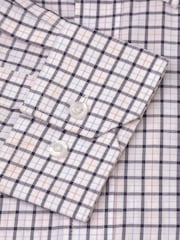 Brook Taverner Blue 100% Cotton Tattersall Check Shirt - Image 6 of 6