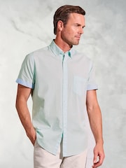 Brook Taverner Textured 100% Cotton Shirt - Изображение 1 из 3