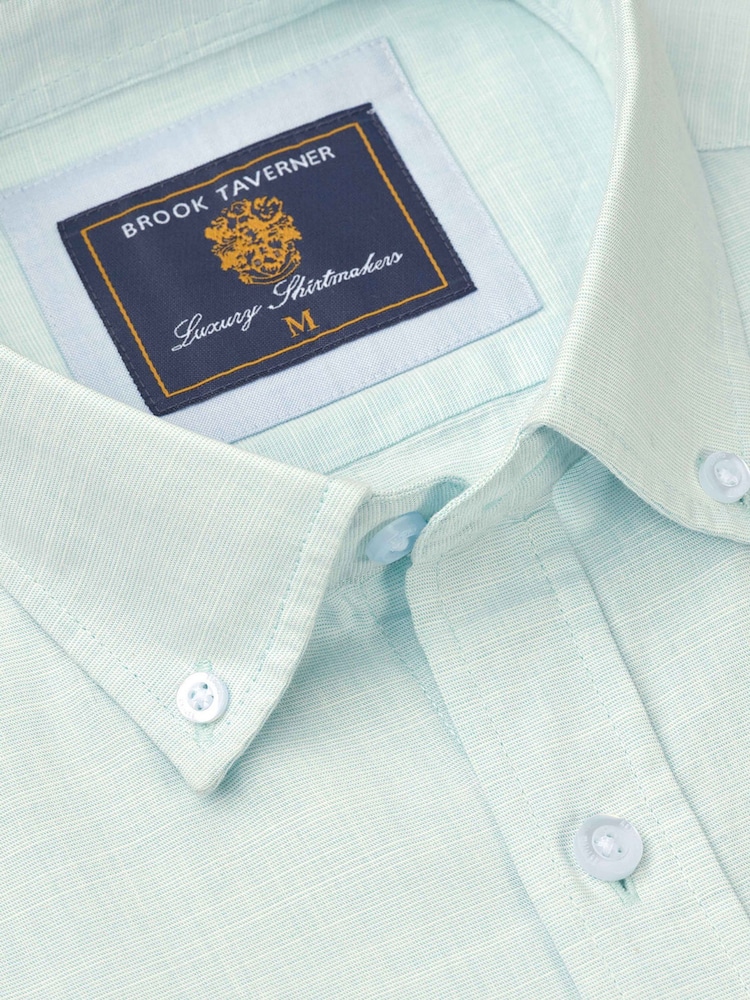 Brook Taverner Textured 100% Cotton Shirt - Изображение 2 из 3