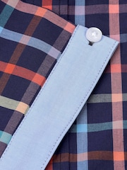 Brook Taverner Blue Portofino 100% Cotton Shirt - Image 4 of 4
