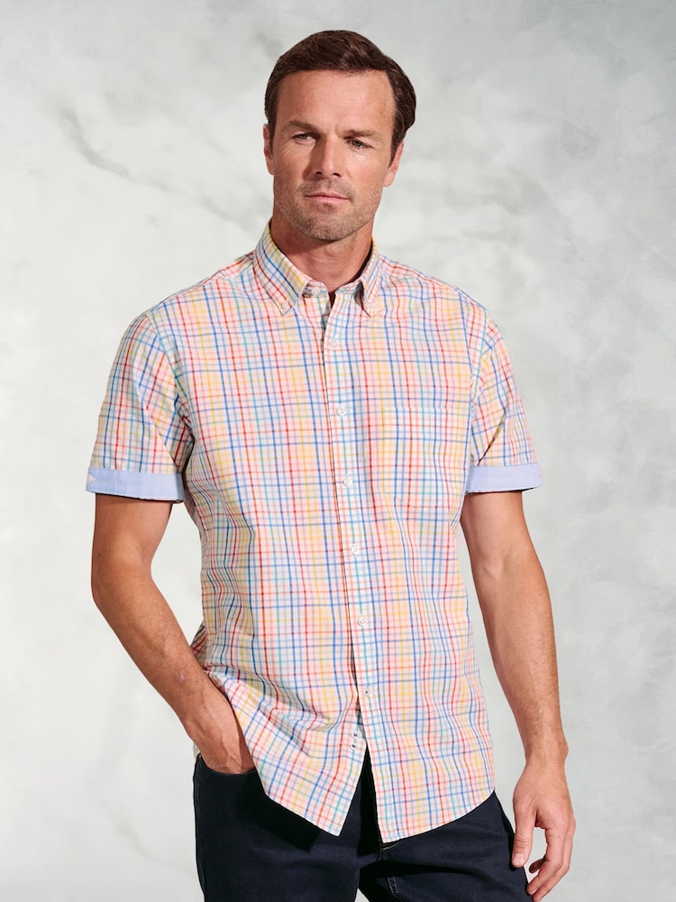 Brook Taverner White 100% Cotton Portofino Shirt - Image 1 of 4