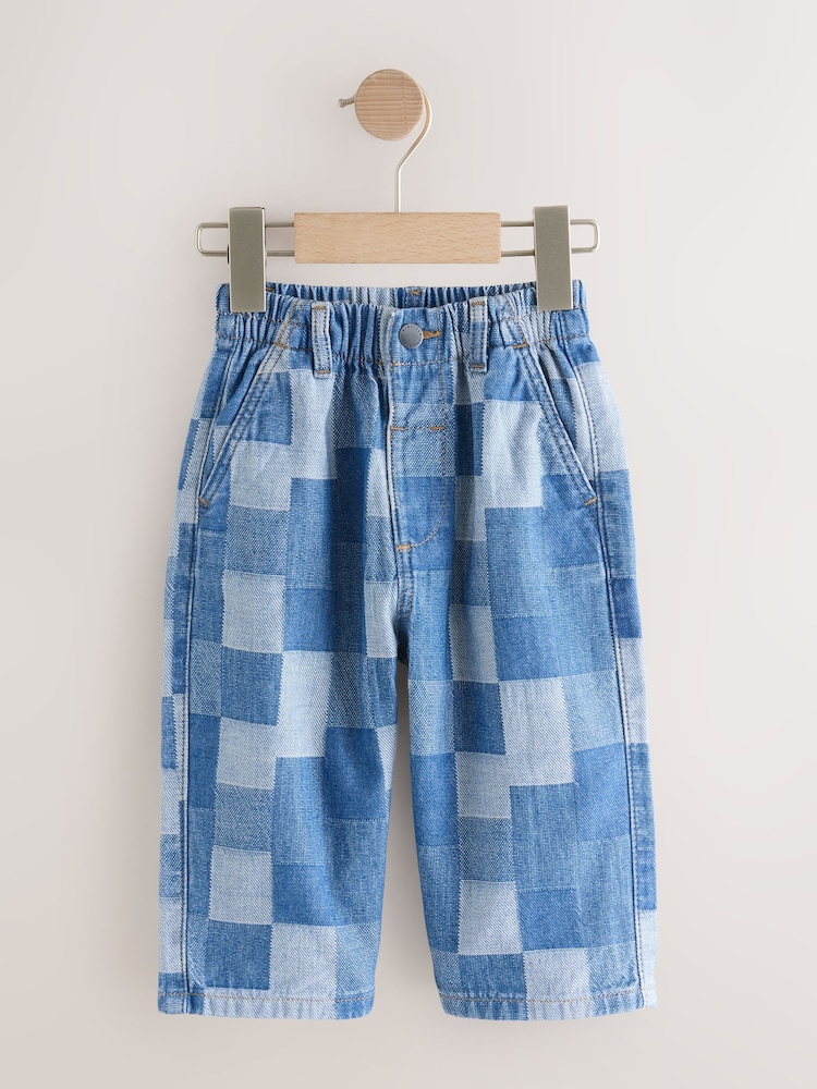 أزرق - جينز برجل واسعة (3 شهور- 7 سنوات) - صورة 1 من 4 أزرق - جينز برجل واسعة (3 شهور- 7 سنوات) - صورة 1 من 4