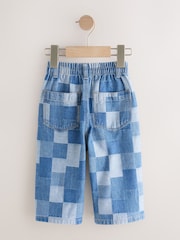 modra - Kavbojke s širokimi nogami (3mesecev-7leto) - Slika 2 iz 4