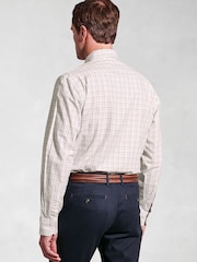 Brook Taverner Blue Tattersall Check 100% Cotton Shirt - Image 2 of 5