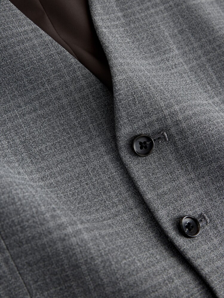 رمادي - بذلة مربعات: الصدرية - صورة 8 من 8 رمادي - بذلة مربعات: الصدرية - صورة 8 من 8