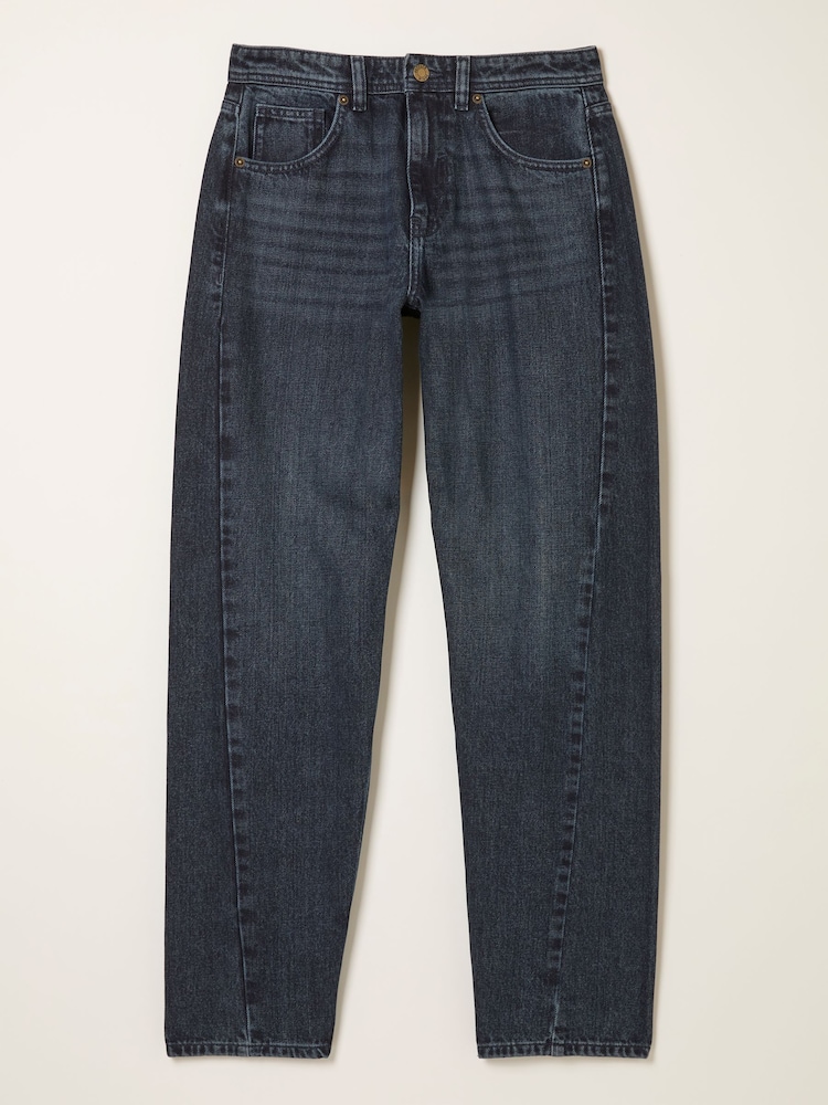 FatFace Roseland Ink Full Length Barrel Leg Jeans - Image 3 of 3 FatFace Roseland Ink Full Length Barrel Leg Jeans - Image 3 of 3