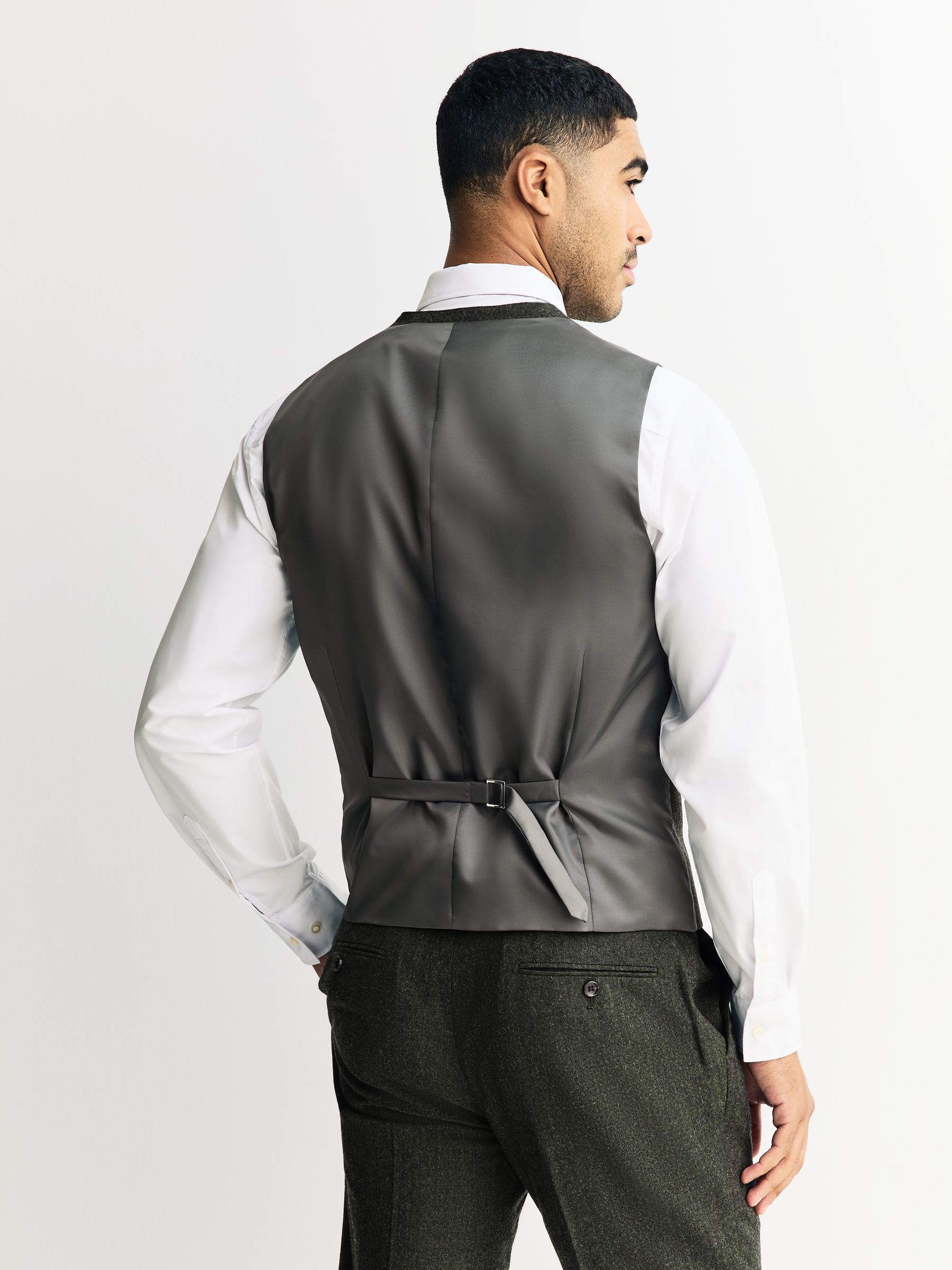 Comprar Verde - Waistcoat de Suit de Blend de wool from Next Brazil