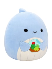 Jazawares Squishmallows 16in Samir the Light Blue Whale - Image 4 of 5