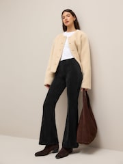 Black/Brown Smoothing Corduroy Bootcut Trousers 2 Pack - Image 2 of 11