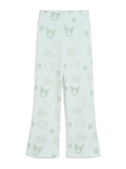 Puma Blue X Hello Kitty And Friends Kids Ribbed Flared Leggings - Image 3 of 4