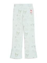 Puma Blue X Hello Kitty And Friends Kids Ribbed Flared Leggings - Image 4 of 4
