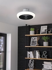 Eglo White Sayulita Integrated LED Ceiling Fan - Image 1 of 5