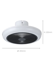 Eglo White Sayulita Integrated LED Ceiling Fan - Image 4 of 5