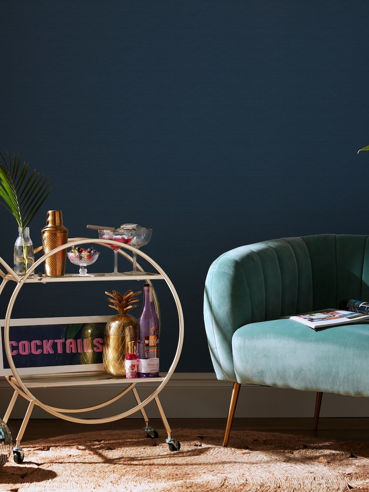 Graham & Brown Twilight Envy Stitch Please A4 Wallpaper Sample - Image 1 of 3