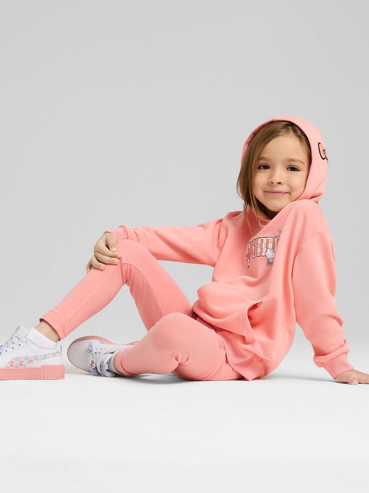 Puma Pink X Hello Kitty And Friends Kids Relaxed Hoodie - Image 1 of 3