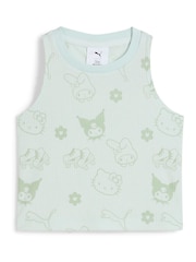 Puma Blue X Hello Kitty And Friends Kids Ribbed Tank Top - Image 1 of 2