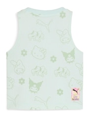 Puma Blue X Hello Kitty And Friends Kids Ribbed Tank Top - Image 2 of 2