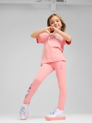 Puma Pink X Hello Kitty And Friends Kids High Waisted Leggings - Image 1 of 4