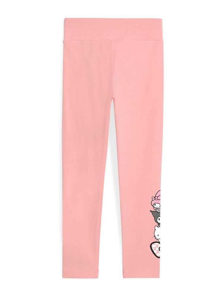 Puma Pink X Hello Kitty And Friends Kids High Waisted Leggings - Image 4 of 4