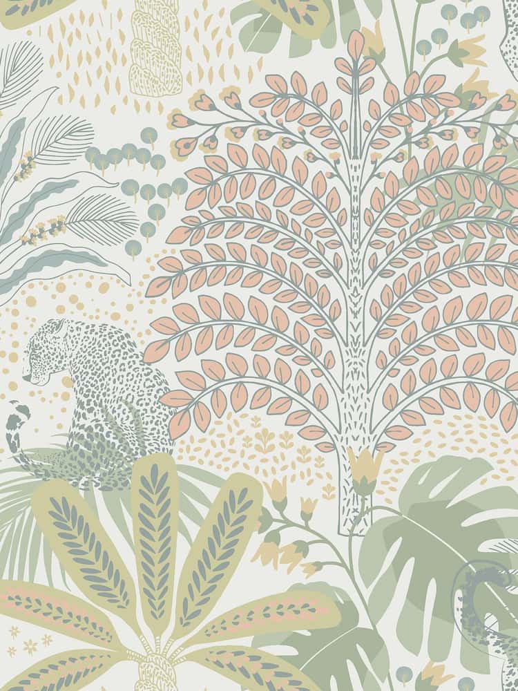 Graham & Brown Pastels Envy Savannah A4 Wallpaper Sample - Image 2 of 3 Graham & Brown Pastels Envy Savannah A4 Wallpaper Sample - Image 2 of 3