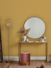 Graham & Brown Saffron Envy Stitch Please A4 Wallpaper Sample - Image 1 of 3