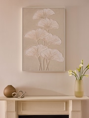 Lipsy Gold Gingko Leaf Wall Art - Image 1 of 4
