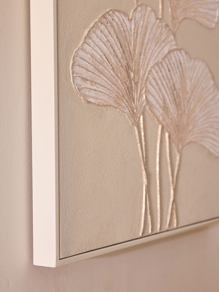 Lipsy Gold Gingko Leaf Wall Art - Image 4 of 4