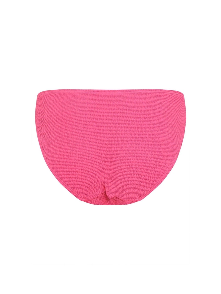 Star by Julien MacDonald Pink Textured Bikini Bottoms - Image 6 of 6